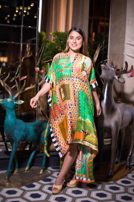Jharokha Long Kaftan